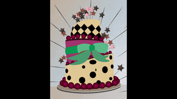 zitatrukse happy birthday cake GIF