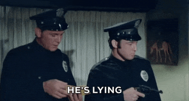 Police Hes Lying GIF by Warner Archive