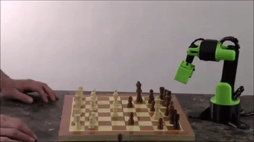 slantconcepts chess robot robot chess robot playing chess GIF