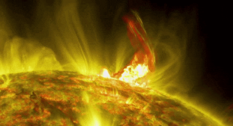 Eruption Sun Arching GIF by NASA - Find & Share on GIPHY