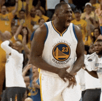 Screaming Golden State Warriors GIF by NBA