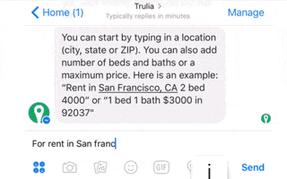 trulia bot for messenger GIF by Product Hunt