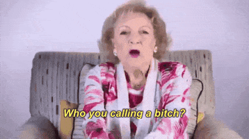 Betty White Who You Calling A Bitch GIF by VH1 Hip Hop Honors