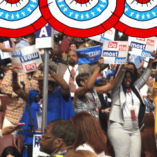 Democratic National Convention Crowd GIF by Election 2016