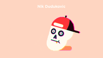 animation skull GIF by Nik Dudukovic