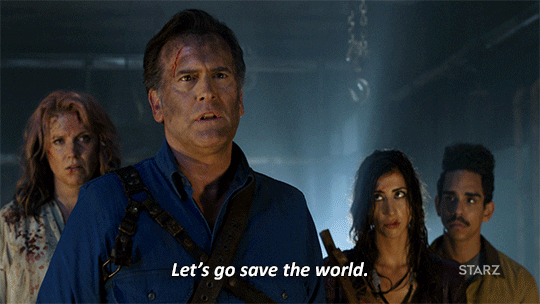 save bruce campbell GIF by Ash vs Evil Dead