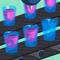 Pink Drinking GIF by Jelly London