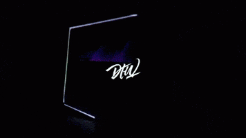 darkerthanwax music logo design neon GIF