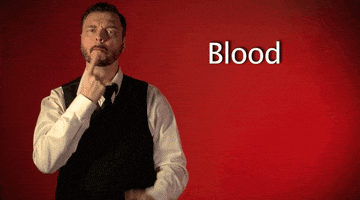 Sign Language Blood GIF by Sign with Robert