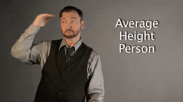 sign language average height person GIF by Sign with Robert