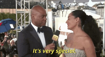 Tracee Ellis Ross Golden Globes 2017 GIF by Entertainment Tonight