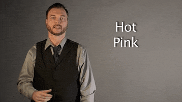 sign language hot pink GIF by Sign with Robert