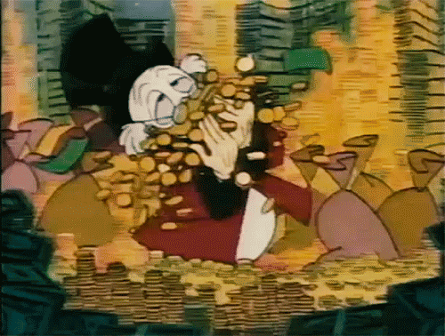 Image result for scrooge mcduck gif