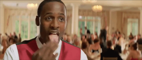 Image result for man spraying breath freshener gif