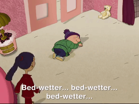 bed-wetter meme gif