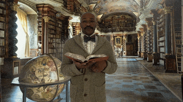 read library reading GIF