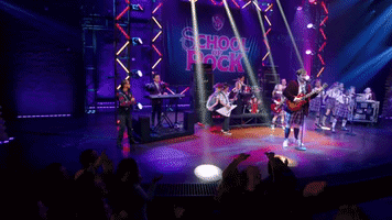 rock band gibson GIF by School of Rock the Musical