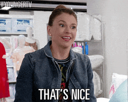 Tv Land Thats Nice GIF by YoungerTV