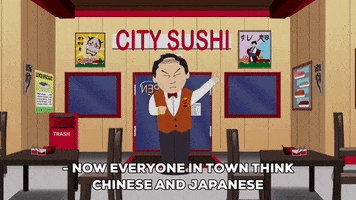 Speaking City Sushi GIF by South Park
