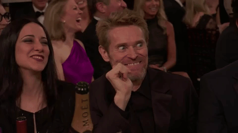 Willem Dafoe Golden Globes 2018 GIF by madmoiZelle - Find & Share on GIPHY