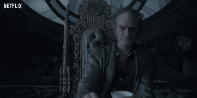 count olaf GIF by NETFLIX