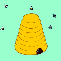 Honey Bee Gif Artist GIF by bad arithmetic