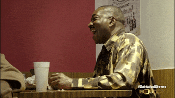 saints and sinners lol GIF by Bounce_TV