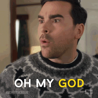 No way omg gif by schitt's creek - find & share on giphy