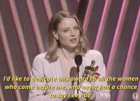 Jodie Foster Women GIF by The Academy Awards