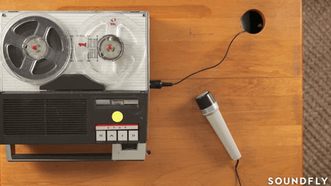 Push Play Recording On Reel To Reel Tapes GIF by Soundfly - Find & Share on GIPHY
