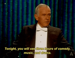 johnny carson tonight you will see three hours of comedy music and drama GIF by The Academy Awards