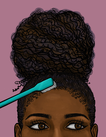 afro puff