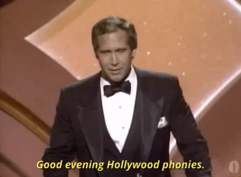 Chevy Chase Oscars GIF