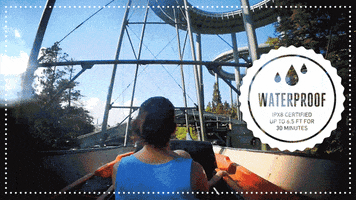 Amusement Park Water Ride GIF by Kyocera Mobile