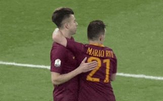 high five come on GIF by AS Roma