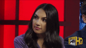 shocked trisha hershberger GIF by Comic-Con HQ
