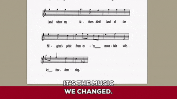 sheet music notes GIF by South Park 