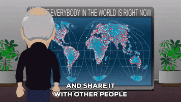 world map GIF by South Park 