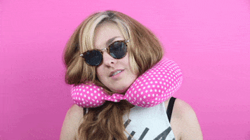 Tired Neck Pillow GIF by Chastity Belt