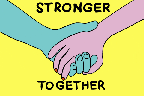 Stay Strong Stronger Together GIF by GIPHY Studios Originals - Find & Share on GIPHY