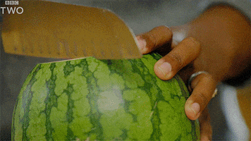 bbc cooking bbc watermelon sneaky GIF