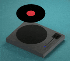 listen record player GIF by nullbody