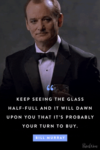 Glass half full