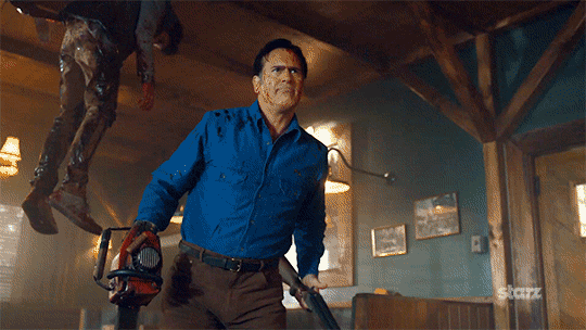 Giphy - come at me bruce campbell GIF by Ash vs Evil Dead