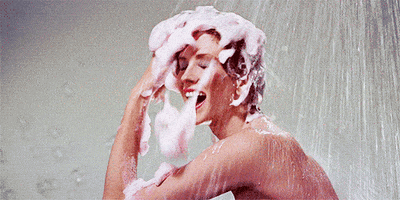 michaelangelo funny face think pink suzy parker GIF