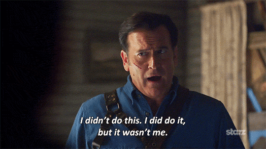 Wasnt Me Season 1 GIF by Ash vs Evil Dead - Find & Share on GIPHY