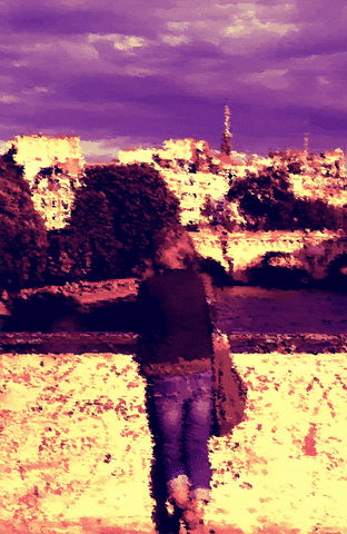 netsigma girl paris city nostalgia GIF