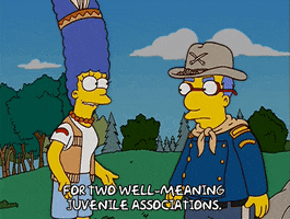 marge simpson indian GIF