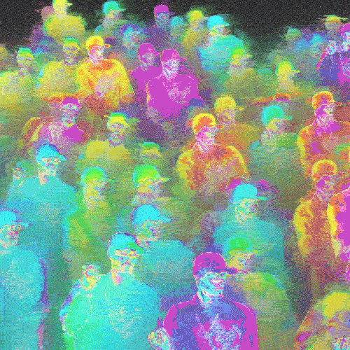mildvibe dancing rainbow trippy psychedelic GIF