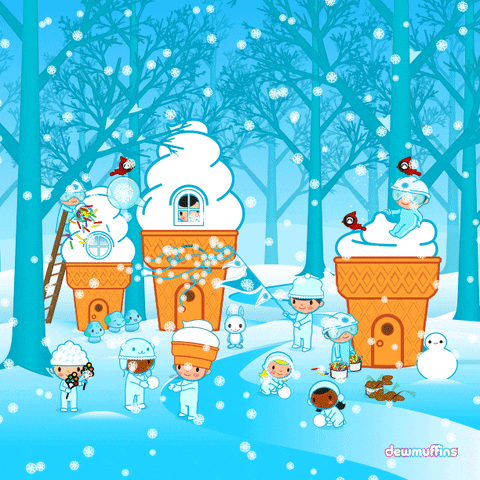 dewmuffins snow blizzard2016 dewmuffins GIF